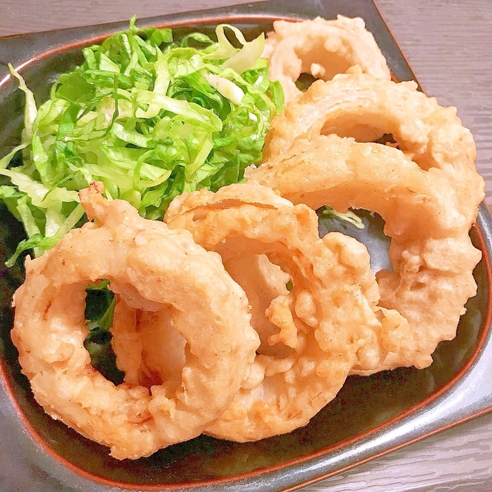 蕎麦米と蕎麦粉のオニオンリング